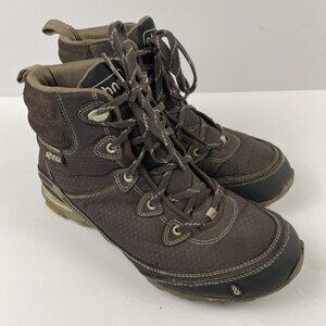 Ahnu Sugarpine Hiking Boots Women’s Size 8 Vibram Waterproof Trail Brown